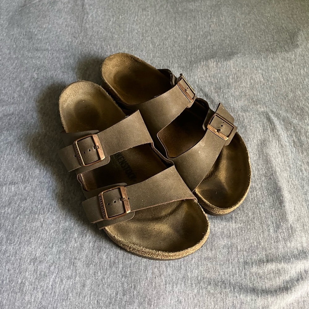 Birkenstock Tan Double-Strap Sandals